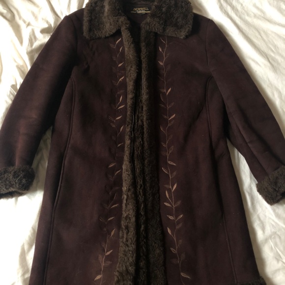 Faux Fur Penny Lane/Afghan Coat - Picture 2 of 7